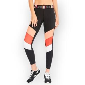 P.E Nation Colorblock Legging SIZE XS Cropped Low Rise Yoga Pants